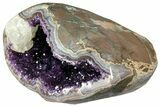 Dark Purple Amethyst Geode - Artigas, Uruguay #153460-3